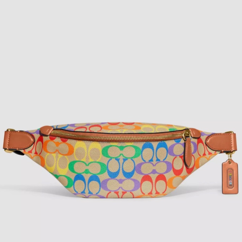 Coach Colorful Signature Travel Bag
